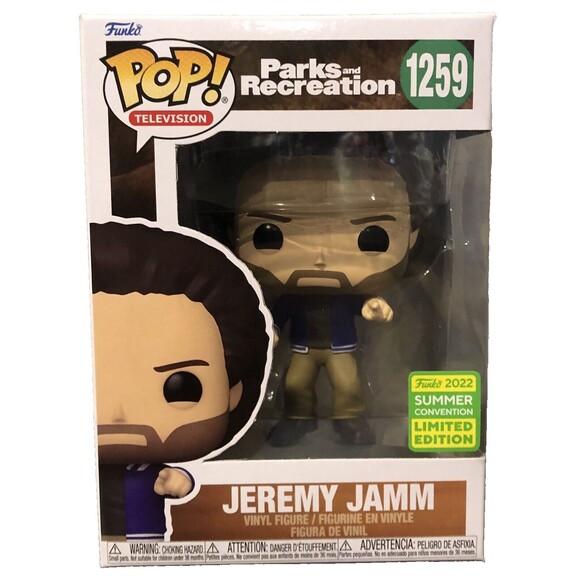 POP Television #1259 Parks & Recreation Jeremy Jamm SDCC 2022 Summer Exclusive) - Picture 1 of 10